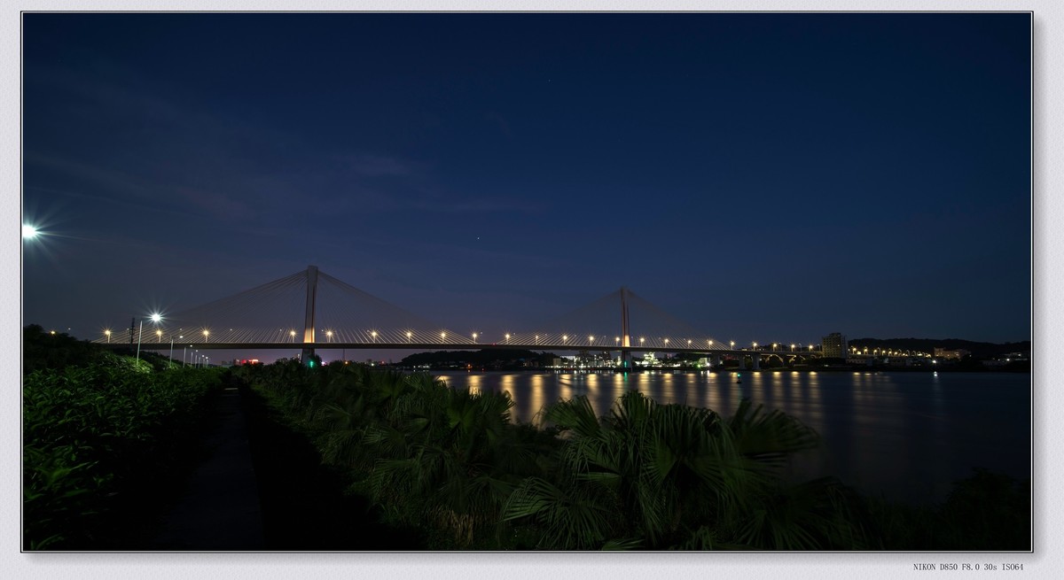 江门潮莲岛的夕阳