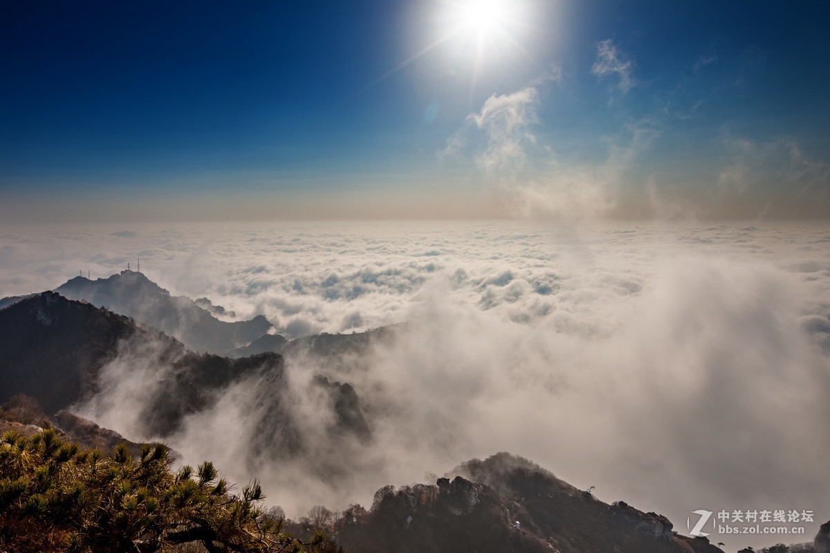 白石山云海佛光醉迷聊城老乡