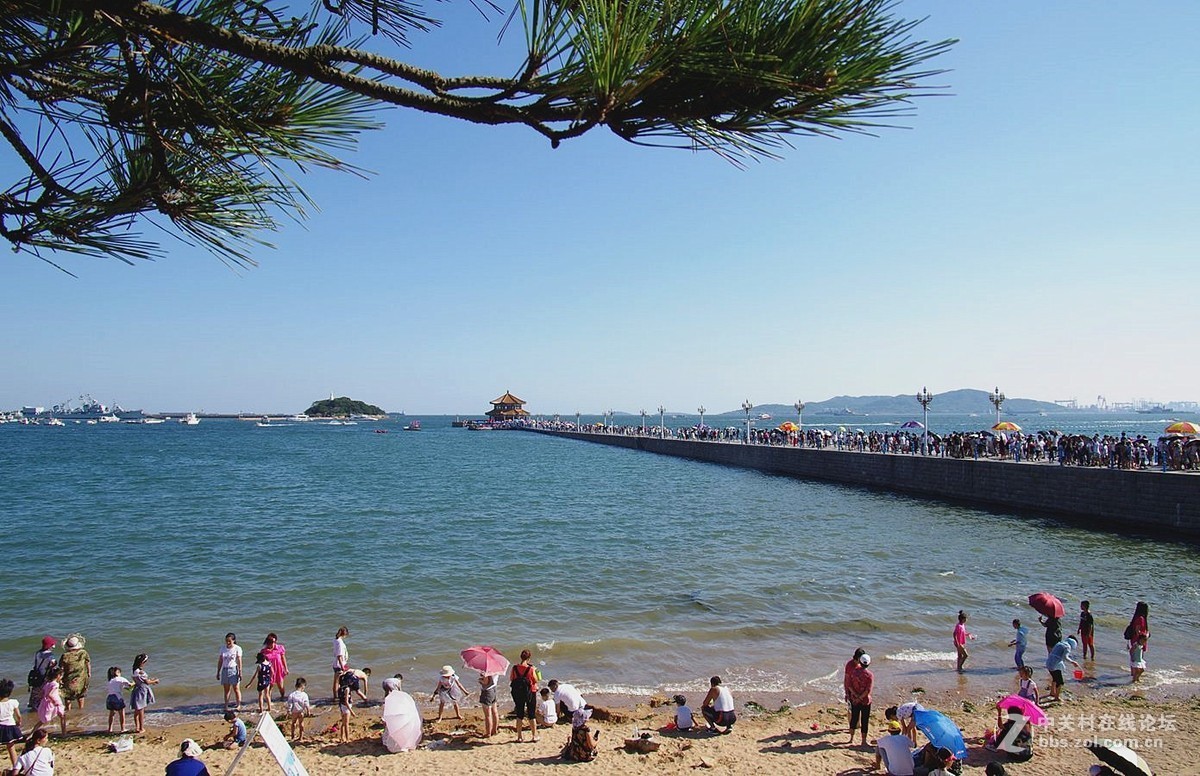 遠眺青島棧橋12315p