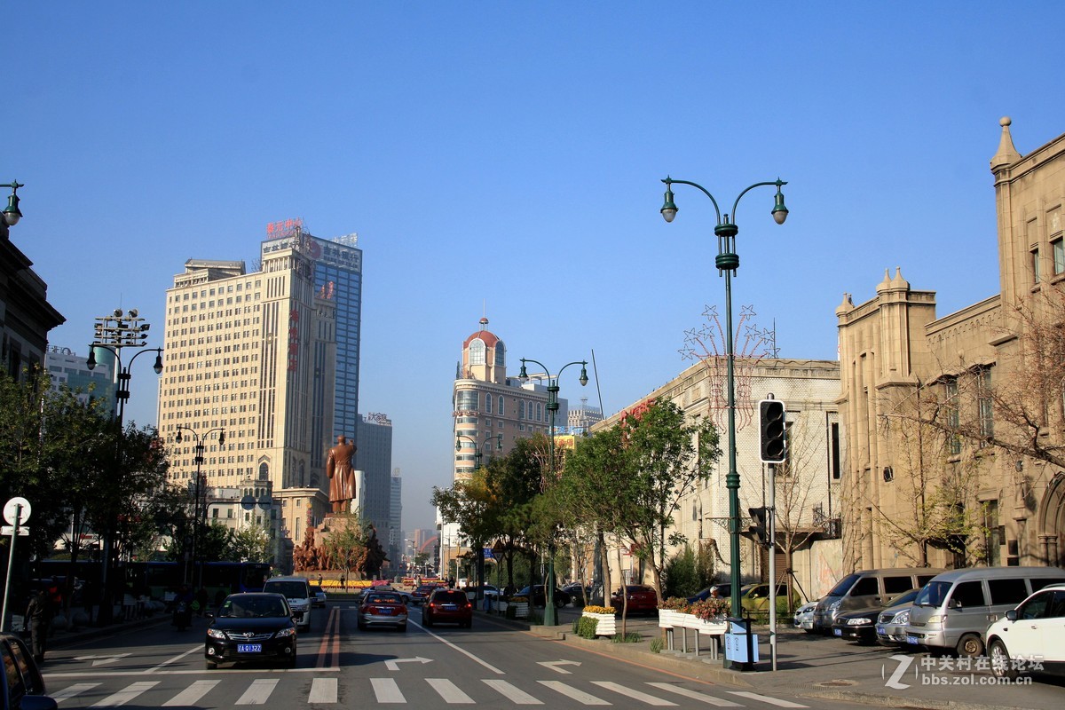 中山路上随拍景-----2015.10.12日沈阳中山路一小段路上的早自习 分享