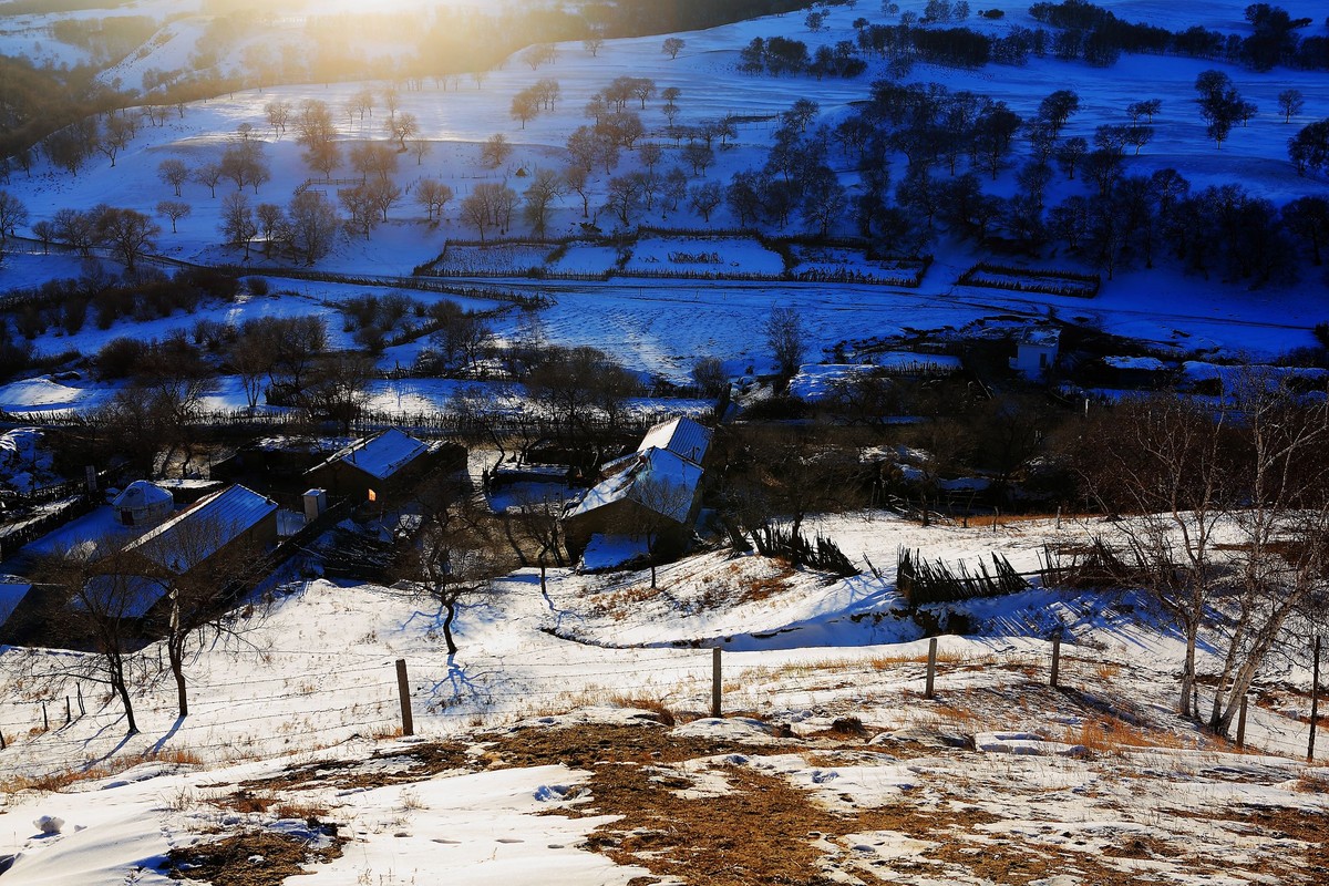 *  * 坝  上  雪  色 *  *
