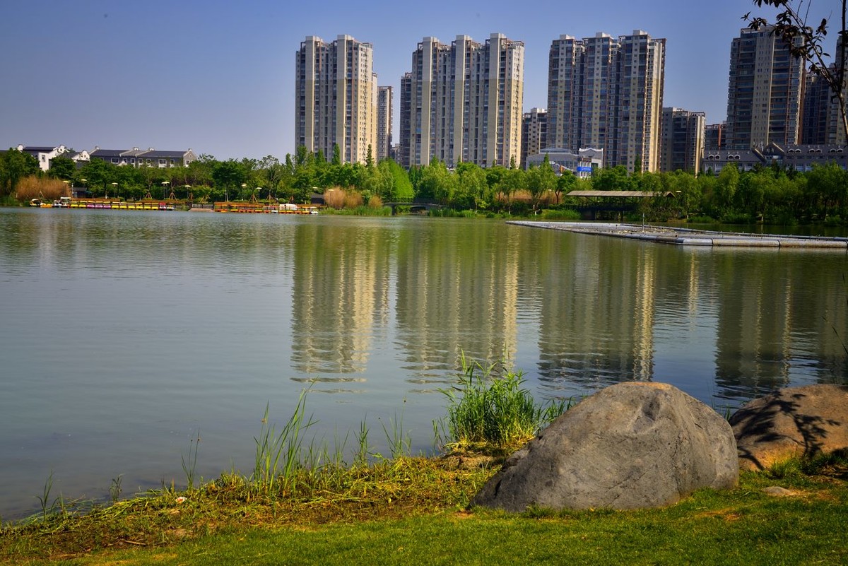 鹽瀆公園的景色