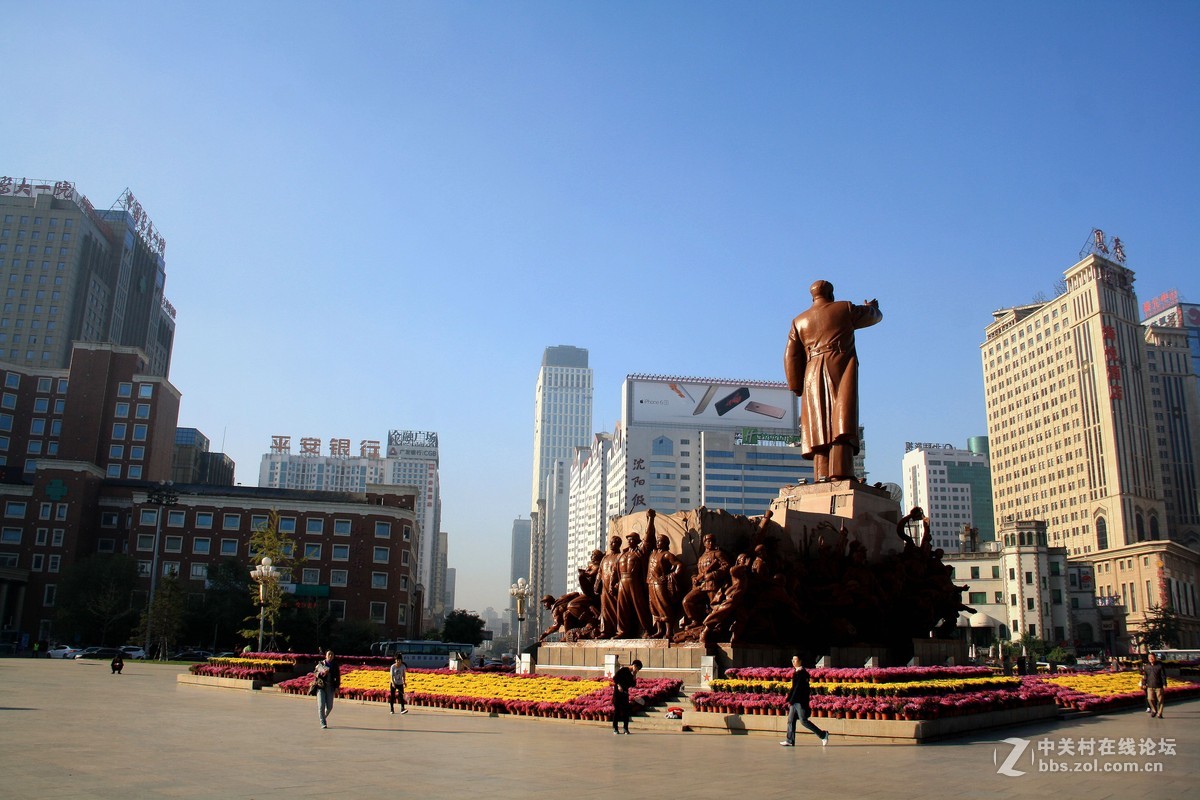 中山路上随拍景-----2015.10.12日沈阳中山路一小段路上的早自习 分享