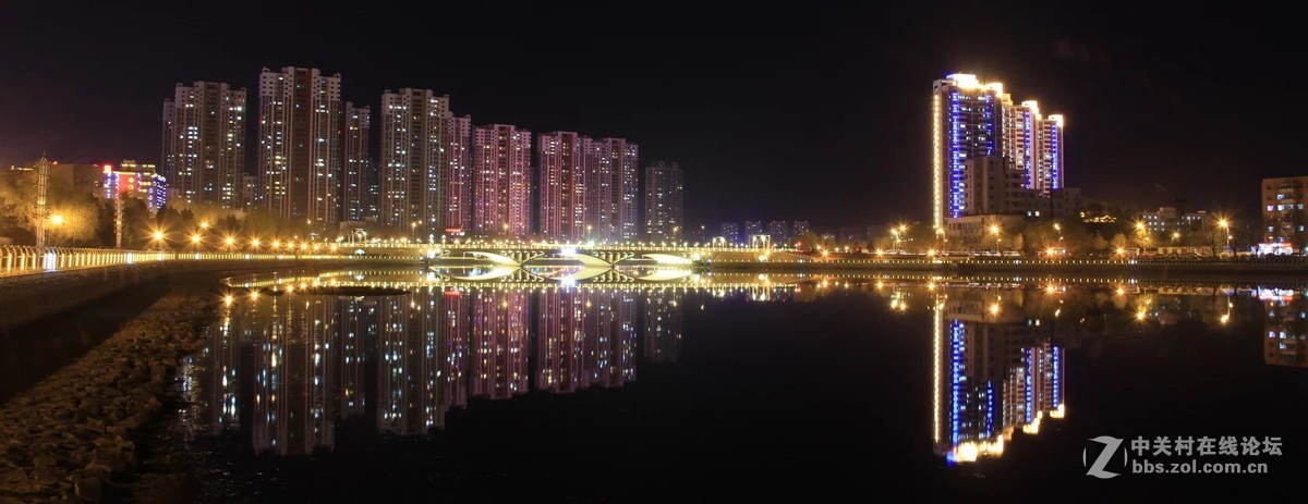 湖畔夜色