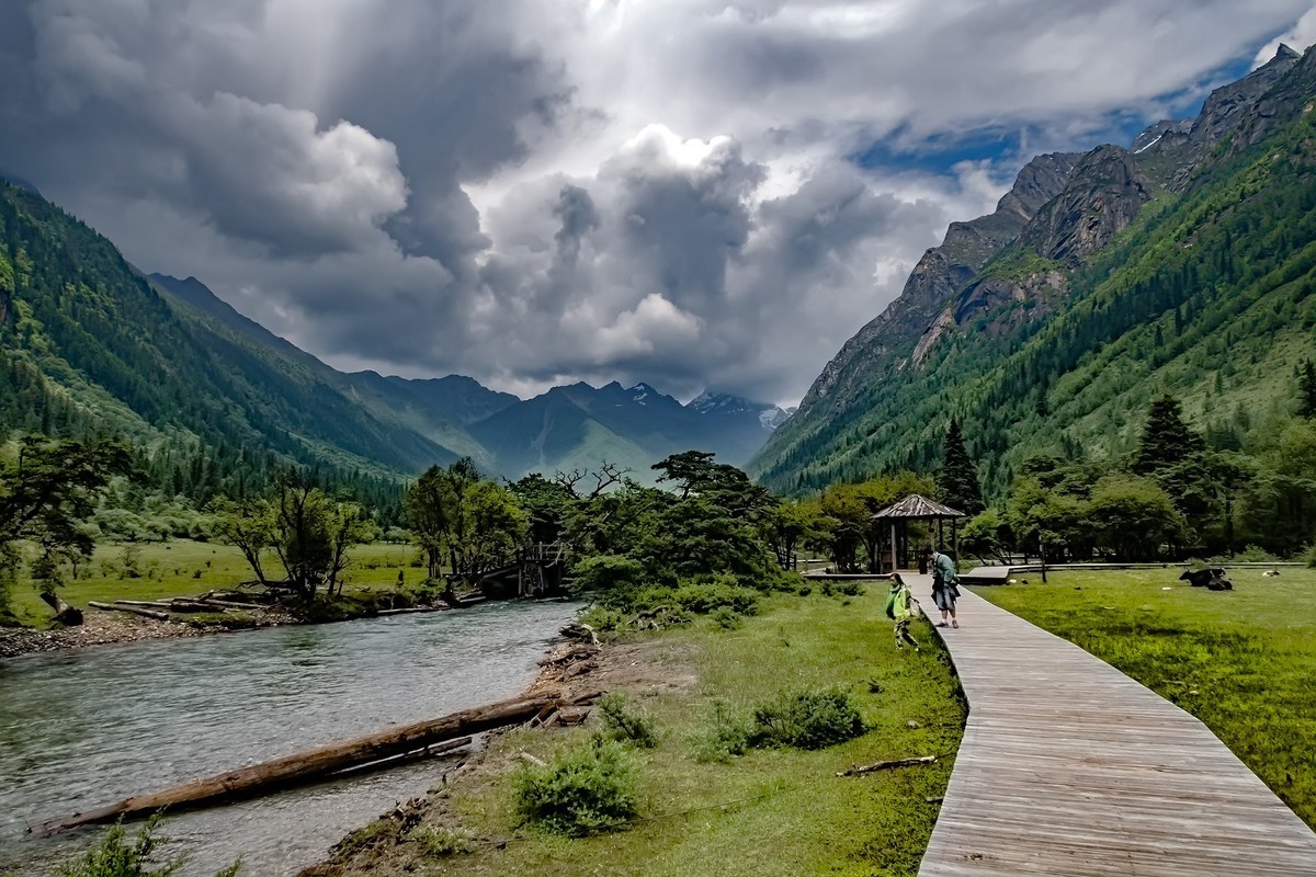 川西风光四姑娘山双桥沟景区