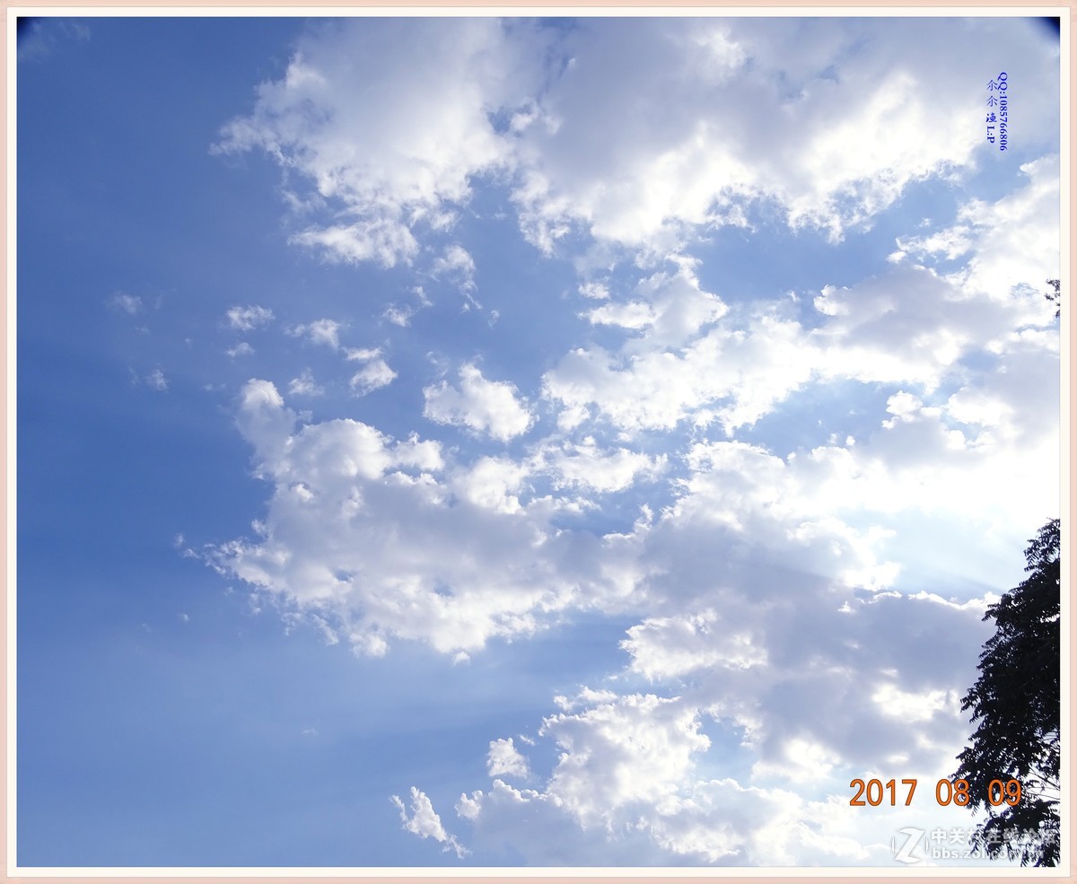 蓝天白云    千变万化