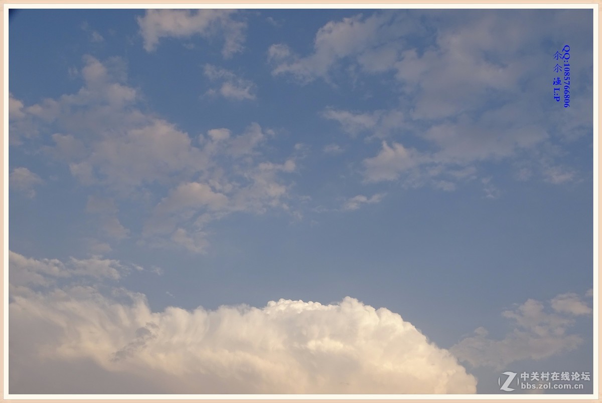 蓝天白云    千变万化