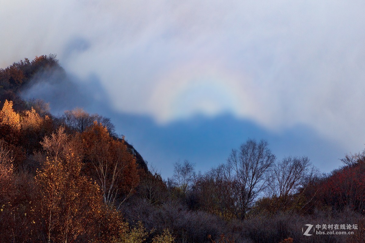 #佳能月赛-金秋十月#金秋白石山 云海佛光伴