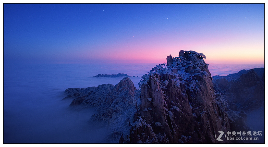 黄山四季皆胜景  唯有冬景景更佳【横幅】