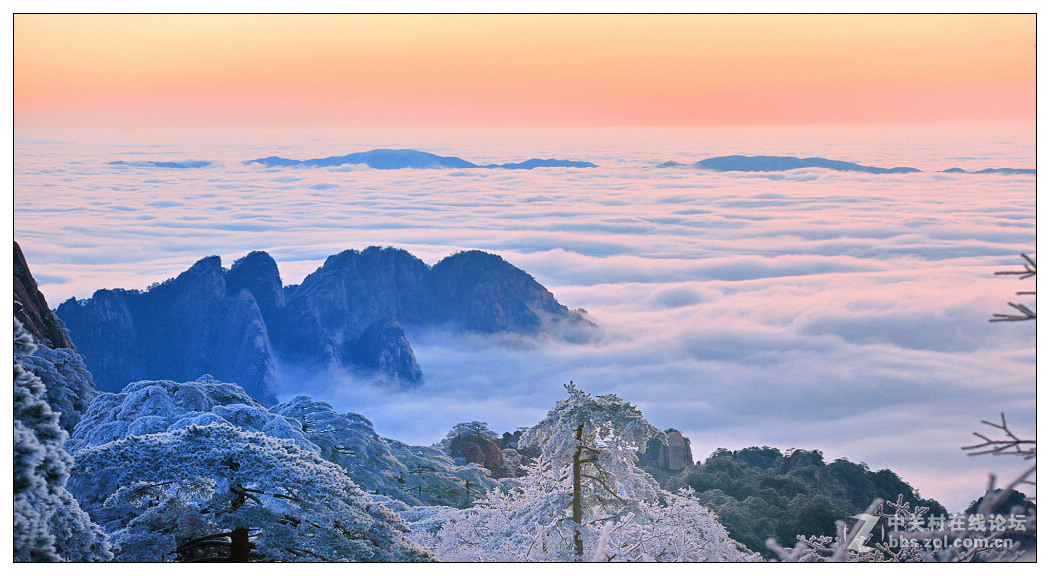 黄山四季皆胜景  唯有冬景景更佳【横幅】