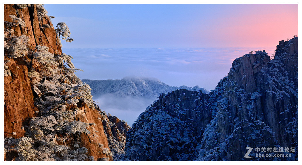 黄山四季皆胜景  唯有冬景景更佳【横幅】