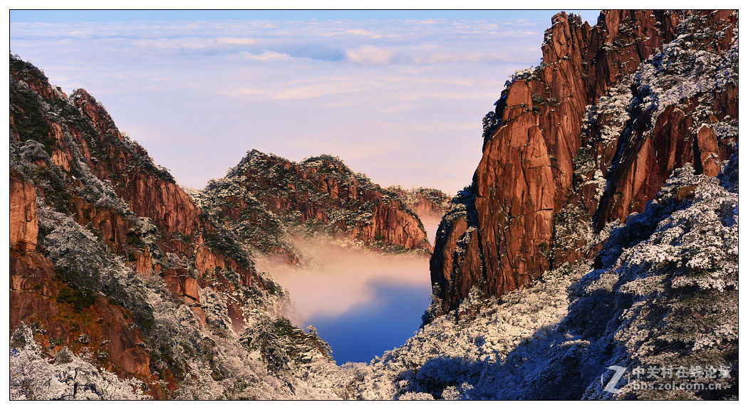 黄山四季皆胜景  唯有冬景景更佳【横幅】