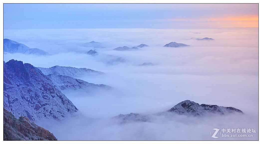 黄山四季皆胜景  唯有冬景景更佳【横幅】