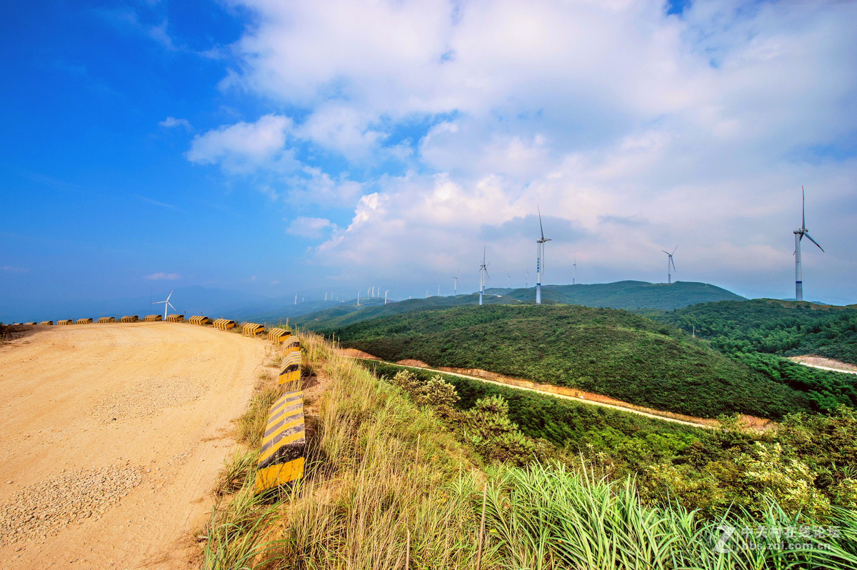 桂林興安摩天嶺風電場風光風景記實拍攝2