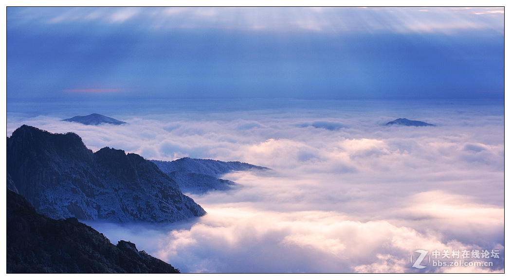 黄山四季皆胜景  唯有冬景景更佳【横幅】