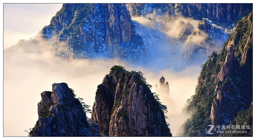 黄山四季皆胜景  唯有冬景景更佳【横幅】