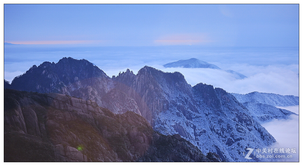 黄山四季皆胜景  唯有冬景景更佳【横幅】