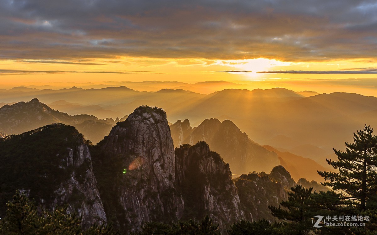 黃山日出