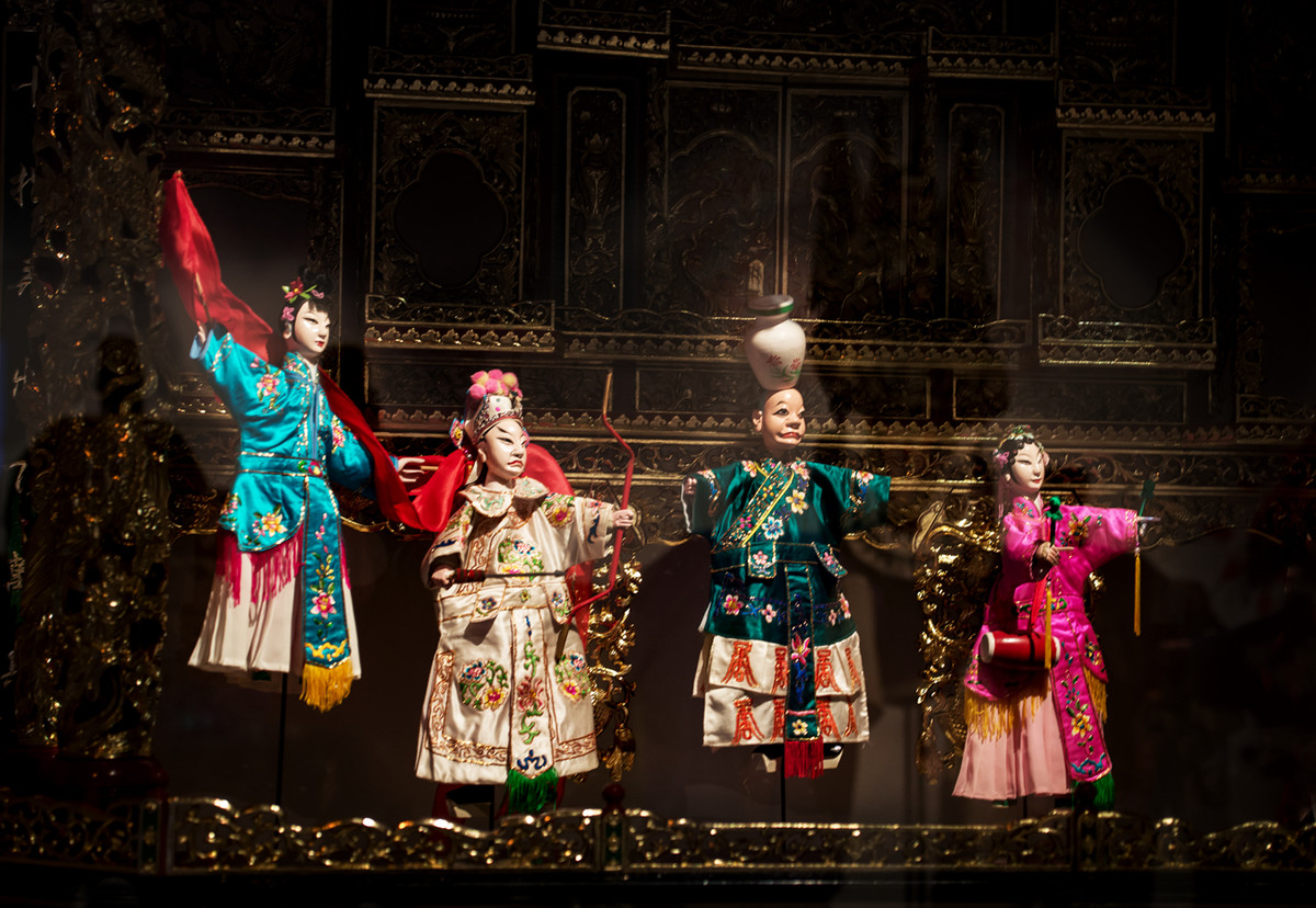 成都民俗文化铁枝木偶