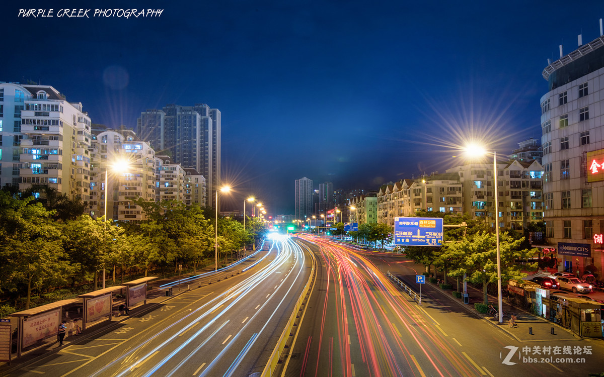 夜景慢门练习-中关村在线摄影论坛