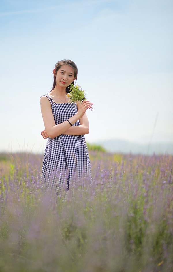 薰衣草花田人像3