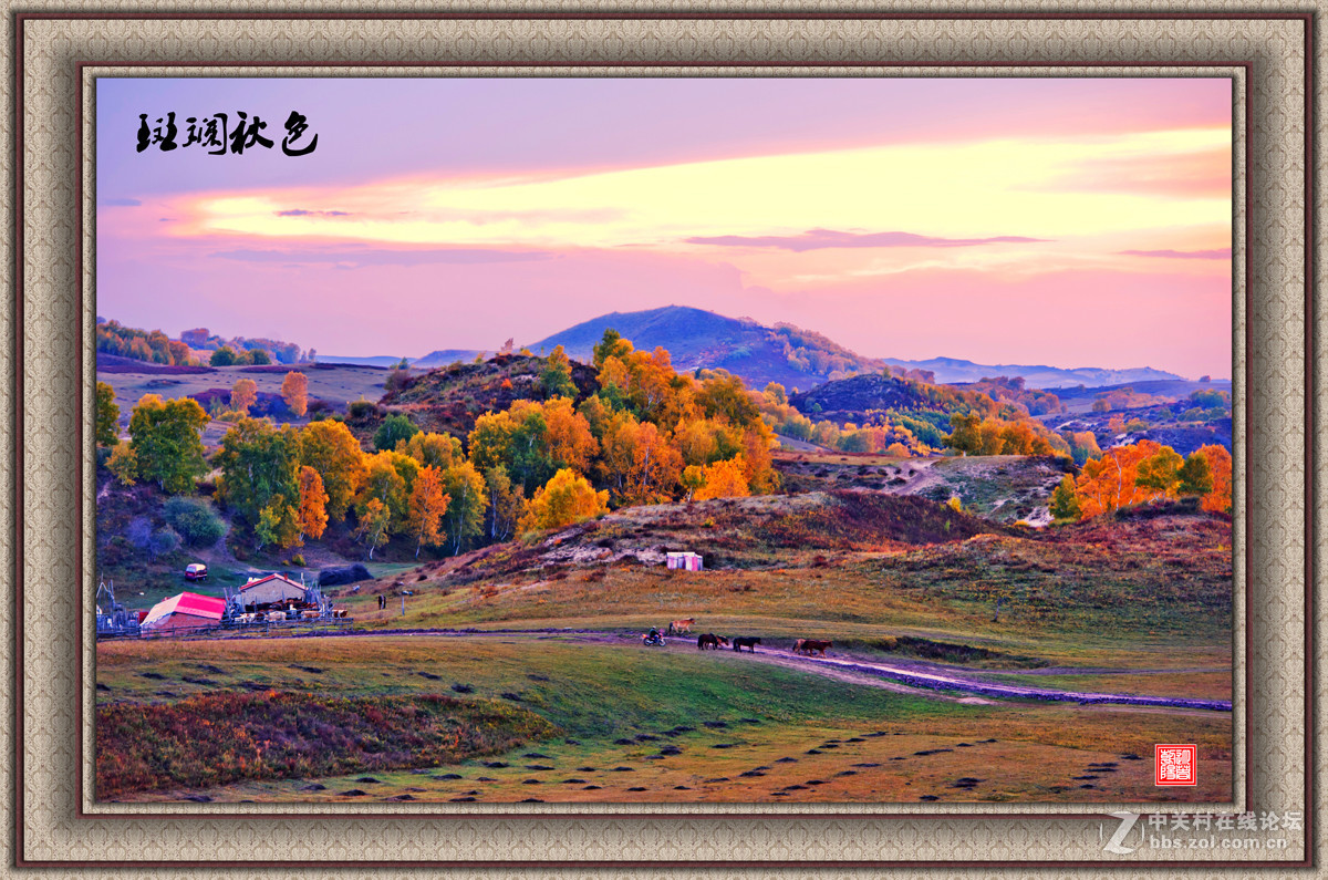 【乌兰布统】---秋色斑斓