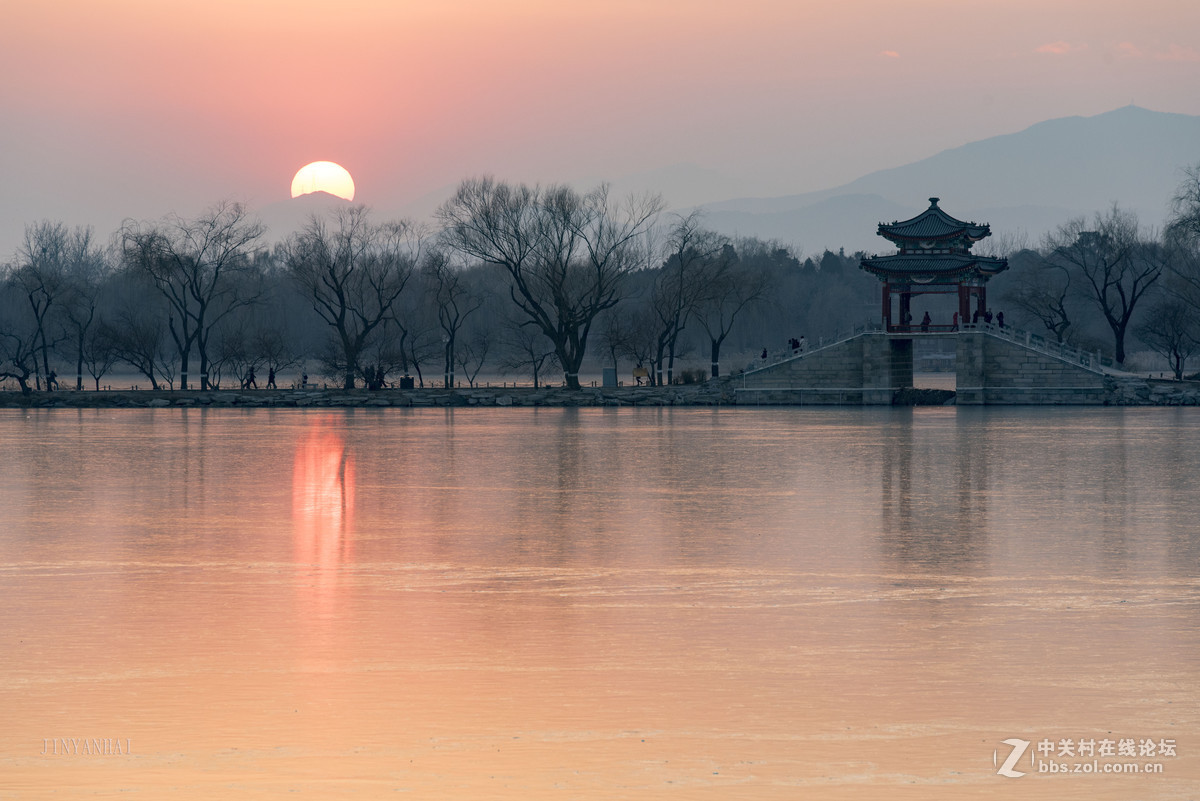 2016年冬至颐和园日落