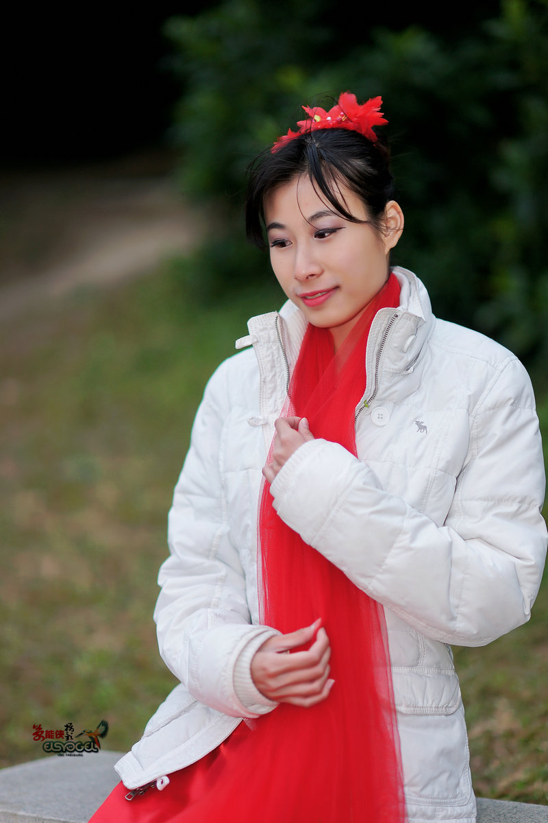 冬季大夫山之少女茵茵