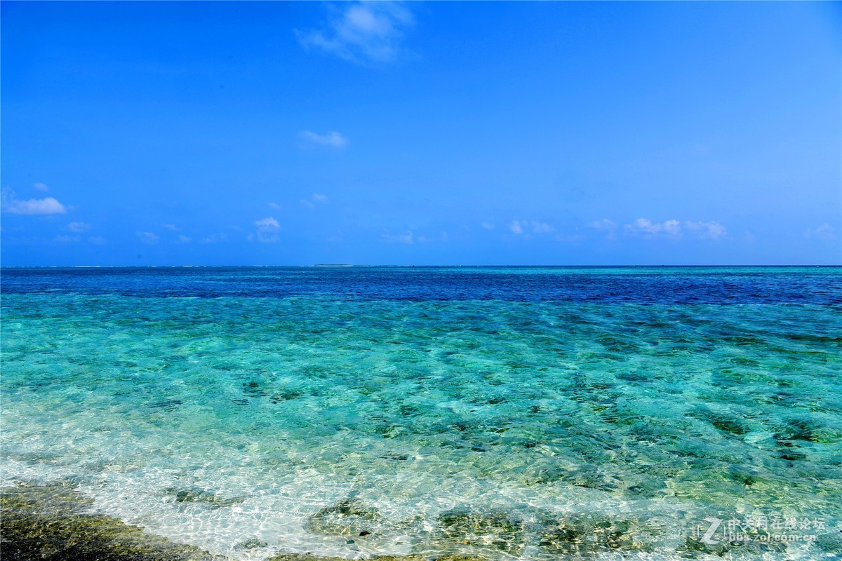 美麗的西沙群島三沙市石島