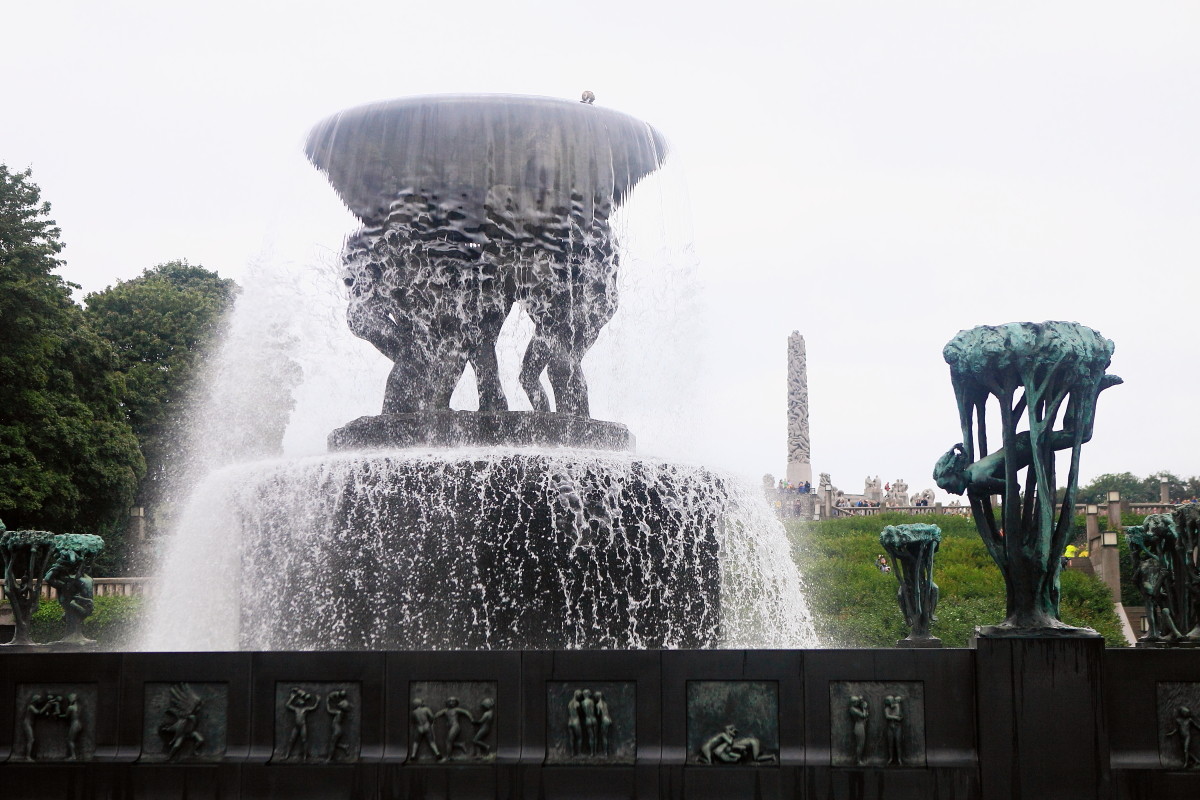 北欧游记，游览奥斯陆之维格兰雕塑公园（一）