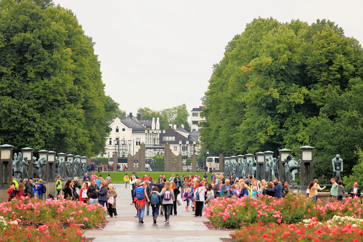 北欧游记，游览奥斯陆之维格兰雕塑公园（一）