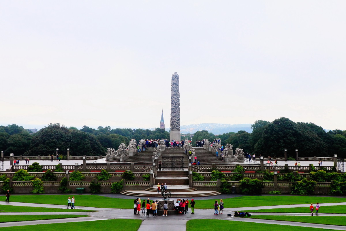 北欧游记，游览奥斯陆之维格兰雕塑公园（一）