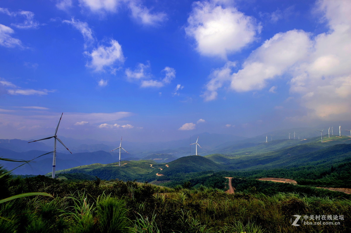 桂林興安摩天嶺風電場風光風景記實拍攝3