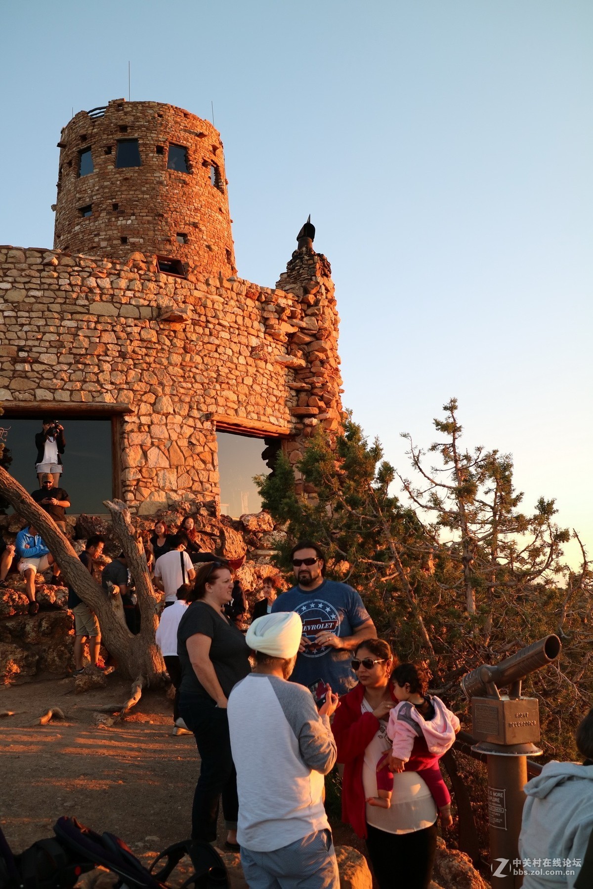 美国大峡谷壮丽的日落