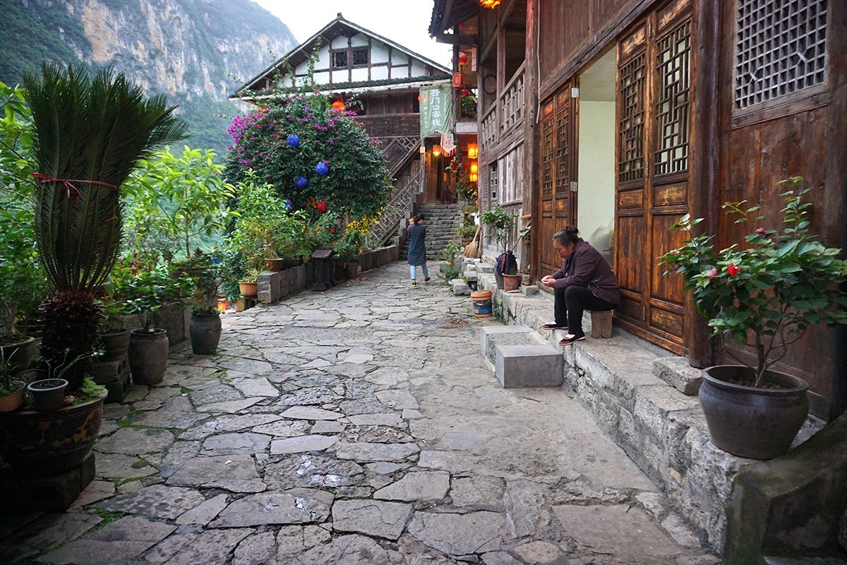 重庆的龚滩古镇