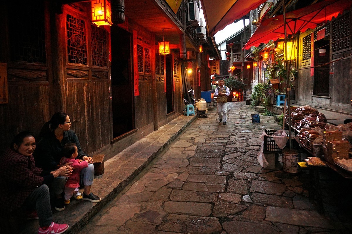 重庆的龚滩古镇