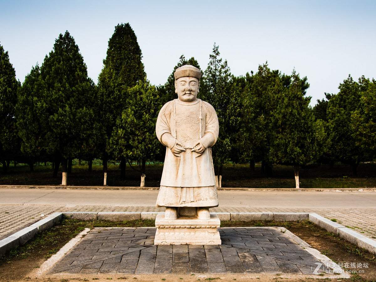 镜头里第44号清东陵孝陵顺治石像生