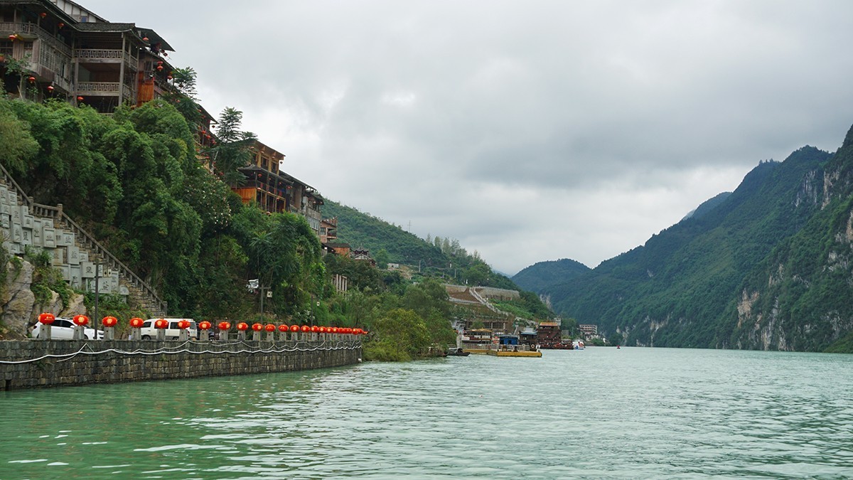 重庆的龚滩古镇