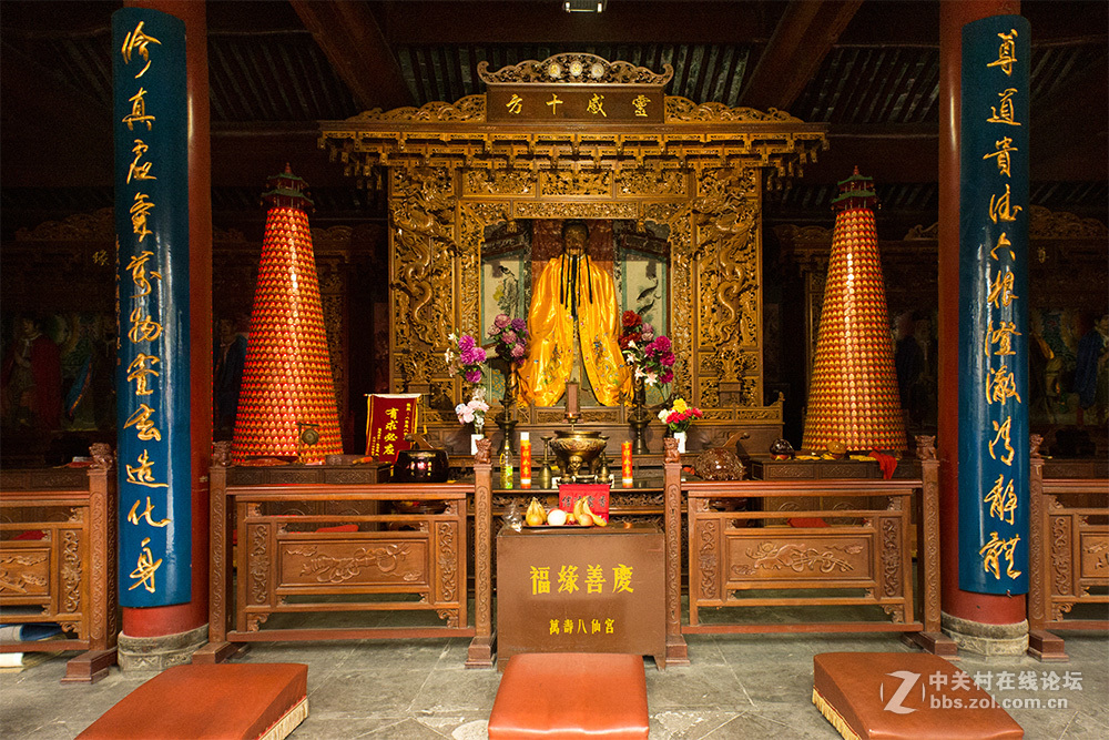 阴天里的西安八仙庵