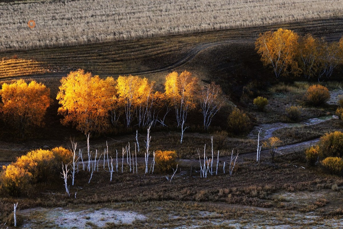 #ZOL月赛晒秋# 透风沟晨曦秋映