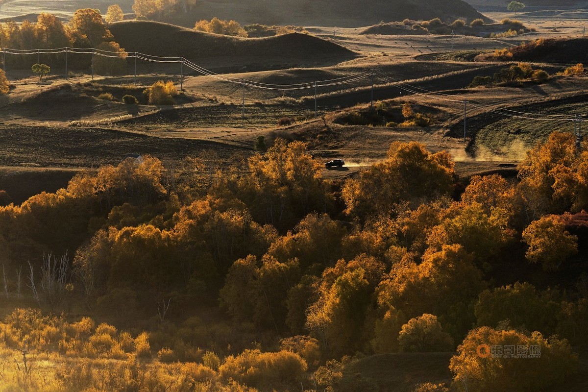 #ZOL月赛晒秋# 透风沟晨曦秋映