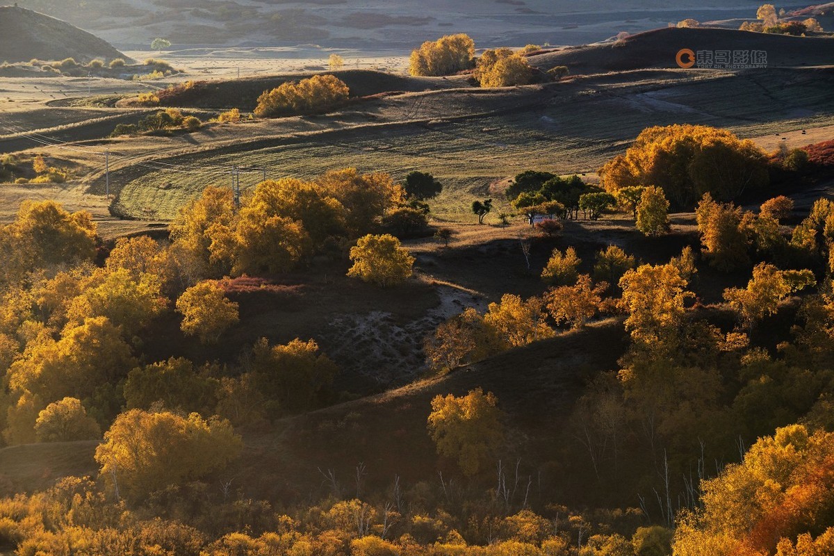 #ZOL月赛晒秋# 透风沟晨曦秋映