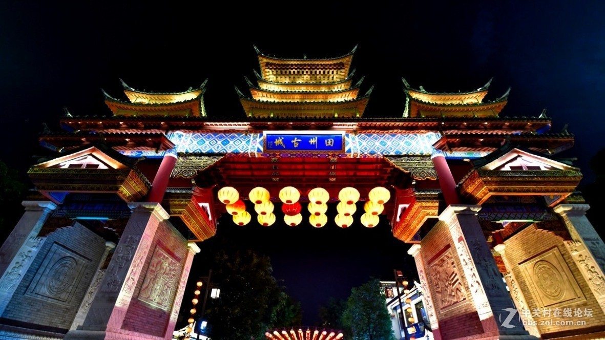 田州古城夜景