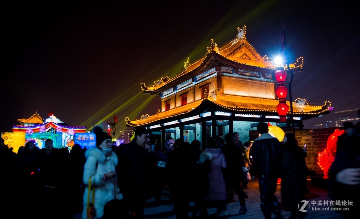 西安城墙灯会
