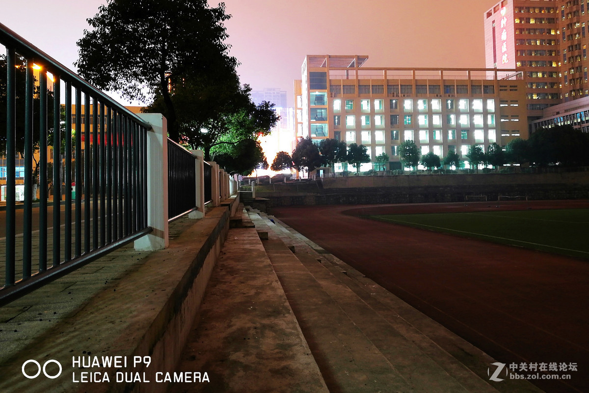 【随拍】城市之夜——自拍杆三脚架两用架初试华为p9双摄夜景