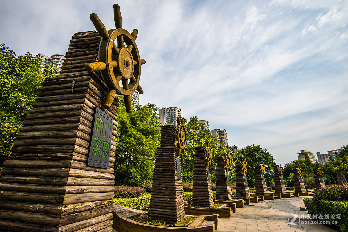 再拍金陵四十八景--24.宝船遗址公园2015.9.13.