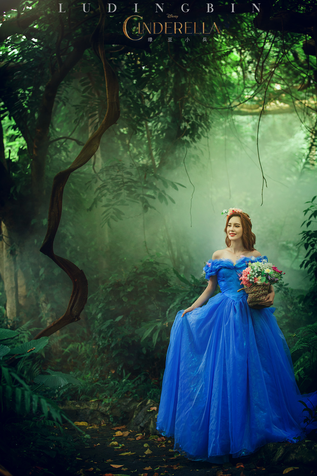 灰姑娘—绿豆小兵人像作品