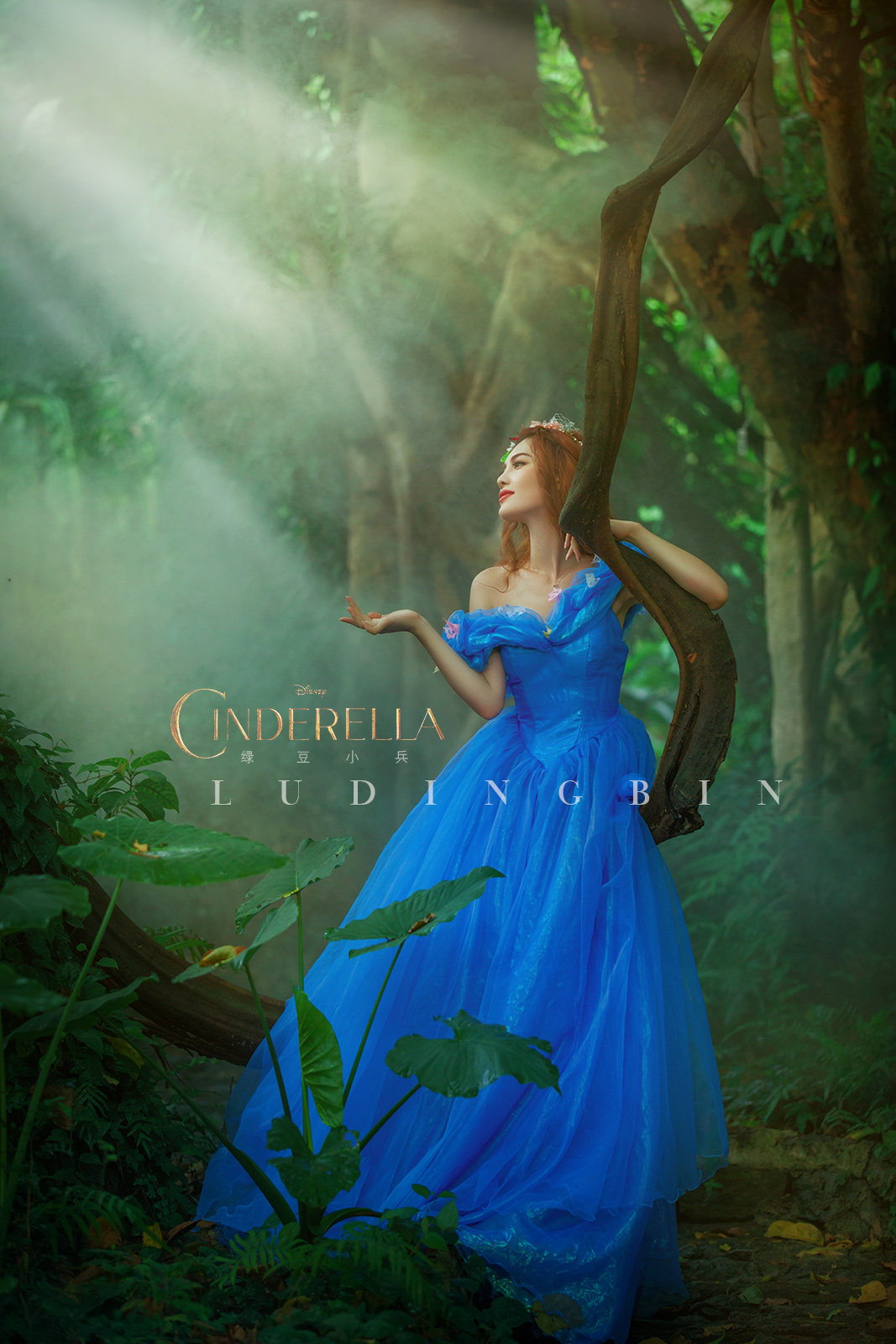 灰姑娘—绿豆小兵人像作品