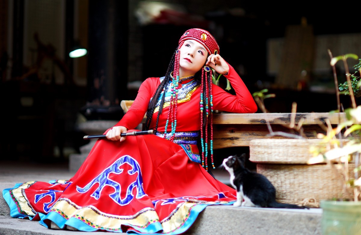 民族风蒙古姑娘小靖