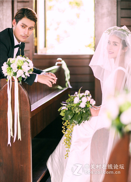 大连海景婚纱摄影——教堂实纪